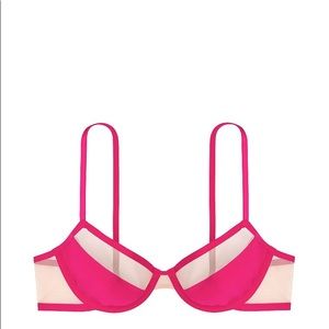 NWT Victoria’s Secret Unlined Mesh Demi Bra